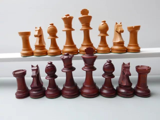 CHAVET francais 1970/80 Chess set pondéré Jeu d'échecs sans echiquier  King 75mm