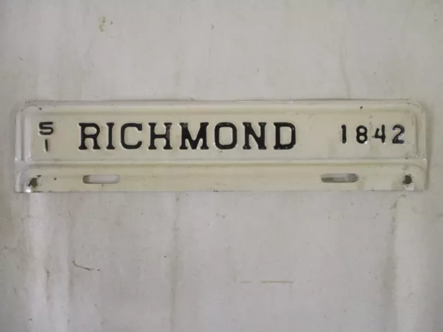 1951  Virginia RICHMOND CITY STRIP License Plate Tag