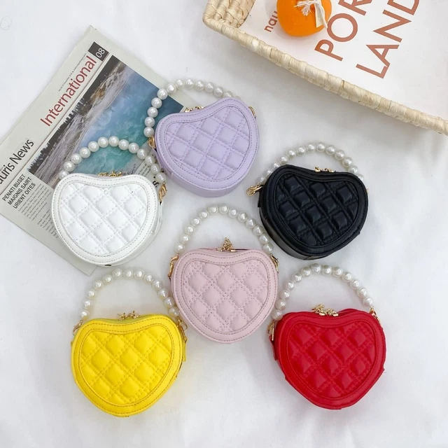 Borsa a tracolla regalo Princess Perla moneta borsa a forma di cuore borsa a tracolla borsa tote