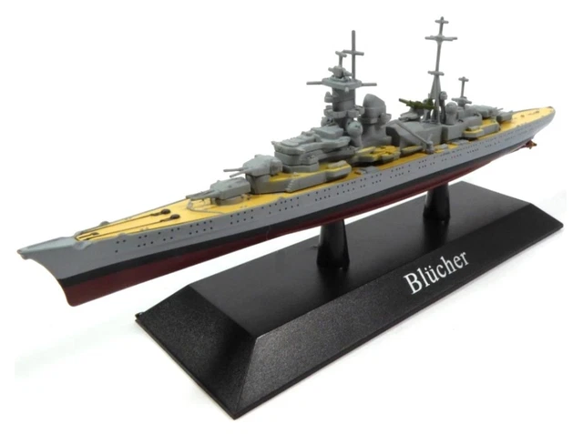 Maquette Navire De Guerre Königsberg 1926 - Croiseur Léger échelle 1:1250 IXO DeAgostini - Métal