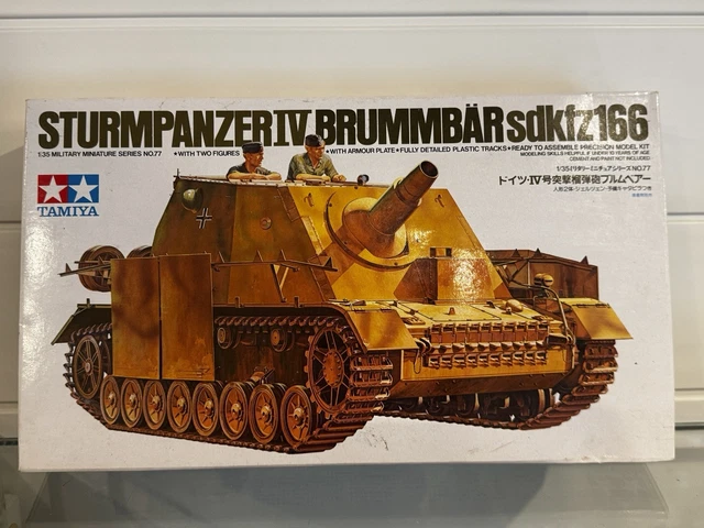 Tamiya 35353 Sd.Kfz.166 Sturmpanzer IV Brummbär Spät Mit 2 Figuren 1:35