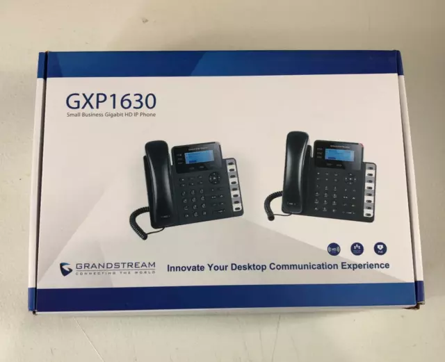 Grandstream Networks GXP1630 Small Business 3-line Gigabit IP phone LCD Screen