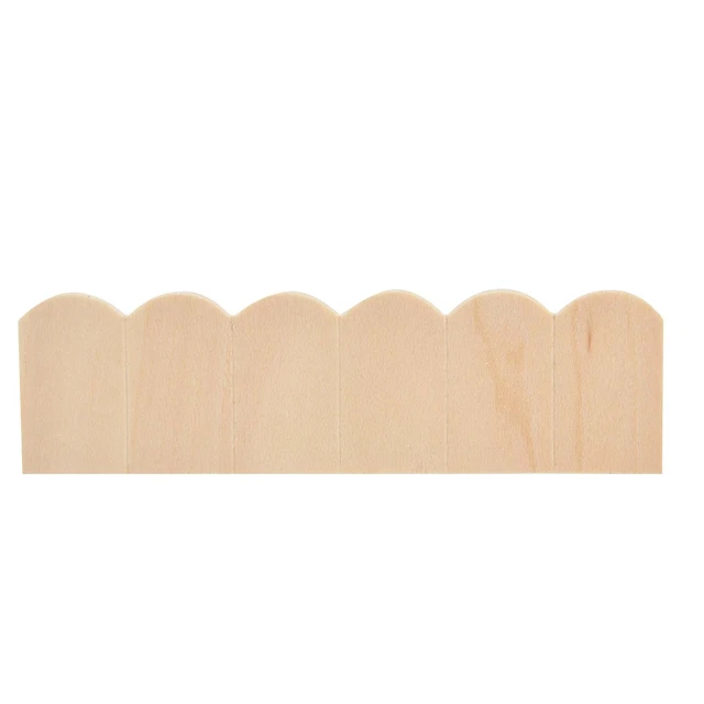 12pcs 1:12 Dollhouse Wooden Shingles Miniature Roof Tiles Decoration Accessories