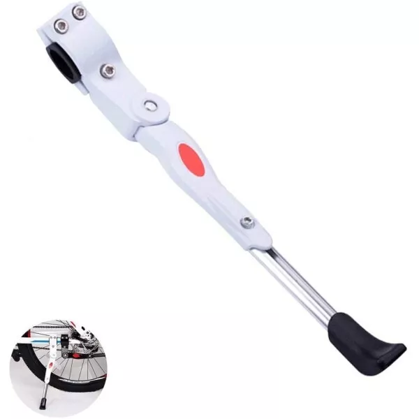 Cavalletto Per Bici Supporto Bicicletta Laterale Altezza Regolabile Reflettore