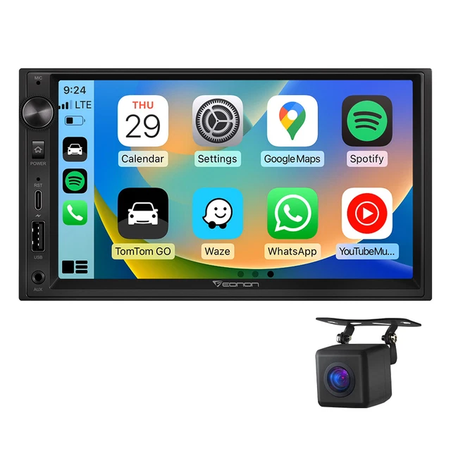 CAM+ 7& ANDROID Auto Doppel 2 DIN Autoradio Kabellos CarPlay DSP Audio