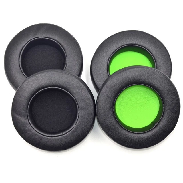 1 paio di copricuscino auricolari da gioco forma rotonda in schiuma per 7.1 Pro V2
