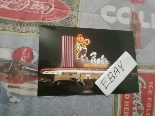 BOB'S BIG BOY, RESTAURANT/DRIVE-IN,  50s, GLOSSY COLOR, 4X6 PHOTO BRAND NEW