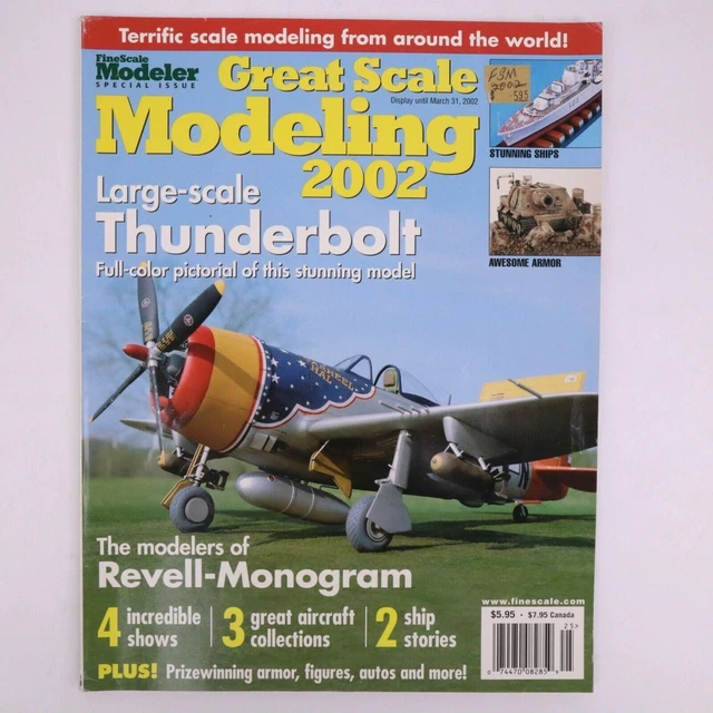 FINE SCALE MODELER Special Issue Great Scale Modeling 2002 Thunderbolt ...
