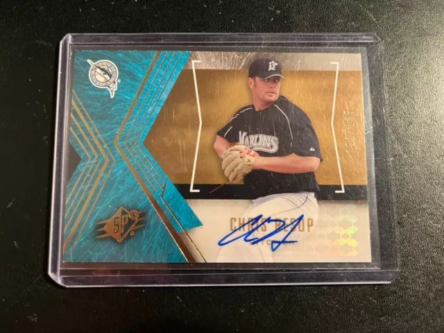 2005 upper deck baseball Chris Resop auto card