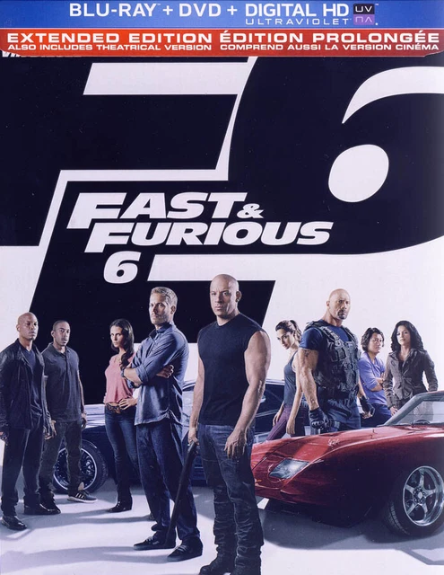 Fast & Furious 6 (Blu-Ray + DVD + Numérique HD+ Neuf Bleu