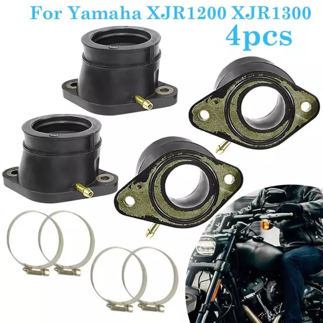 For Yamaha XJR1200 XJR1300 FULL POWER UPGRADE Carb to Cylinder Head Inlet Rubber