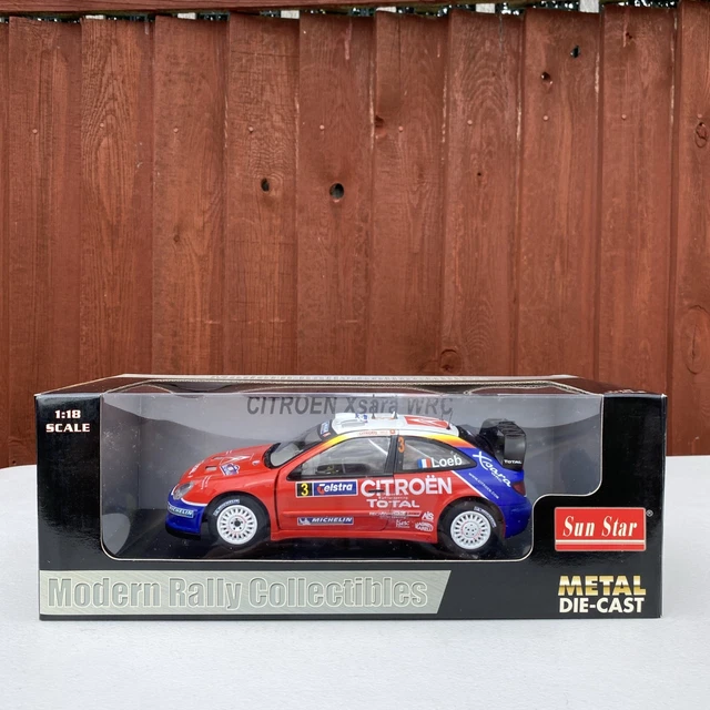 Citroën Xsara WRC 1/18 Sun Star – Rallye Espagne 2005 – Occasion
