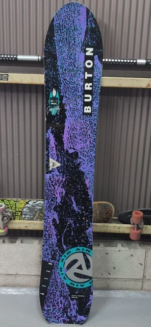 VINTAGE 90-91 BURTON Craig Kelly Air Snowboard with Bindings, Wood