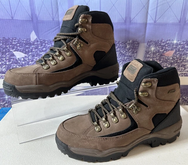 COLEMAN YAKIMA HIKING Work Boots Lace Upper Leather Size 10 Waffle