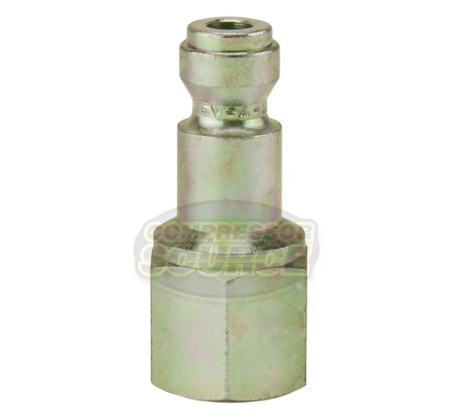 Prevost 1/4" Female FNPT Truflate Automotive Style Solid Steel Plug URP066201