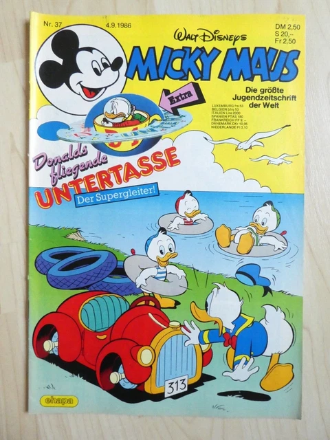 Walt Disneys Micky Maus Heft Nr. 37 vom 4.9.1986
