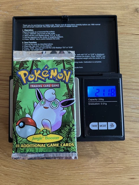 Pokemon - Sealed Booster Pack - Jungle Set 1999 Vintage WOTC - Wigglytuff 21.18g