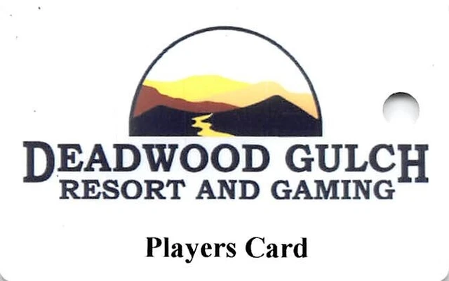 Deadwood Gulch Casino - Deadwood, SD - RARE 1st Issue Slot Card