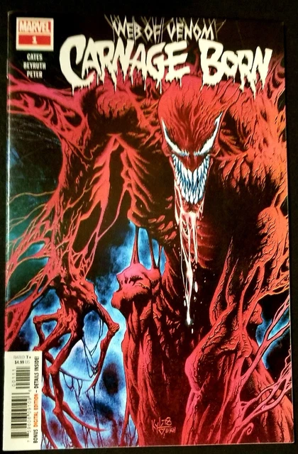 Web Of Venom Carnage Born #1/ Key 1St Dark Carnage/ Modern  Age Marvel