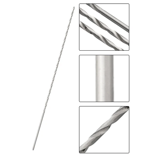 Mèche Perceuse Longue 5.5mm X 250mm - Acier Rapide Revêtu Titane