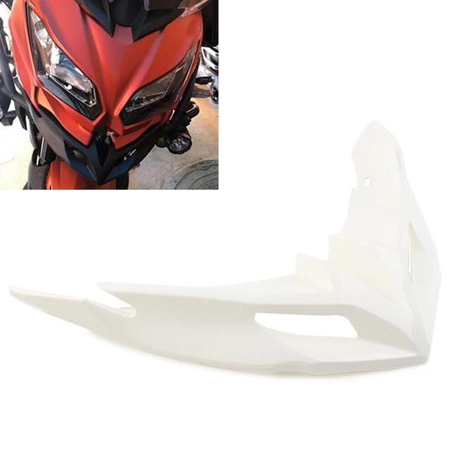 Beak Cowl Headlight Windscreen Panel Fairing Cover for Kawasaki Versys650 White
