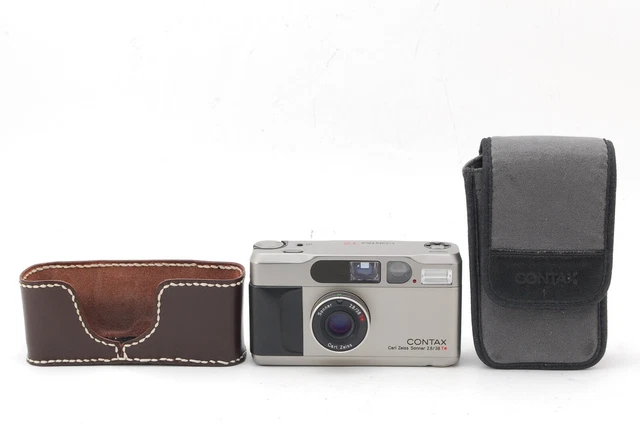 [NEAR MINT] Contax T2 D Titan SILVER 35mm Point & Shoot Film Camera From JAPAN