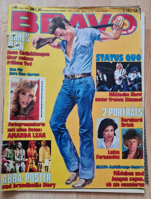 Bravo 40/1978 James Dean,Rory Gallagher,Peter Maffay,Elvis,Fleetwood Mac