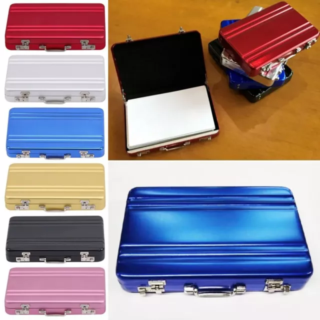 Organizer Mini Suitcase Jewelry Case Card Holder Business Card Box Storage Box
