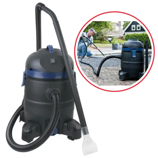 Aspirateur pour Bassin Multifonctionnel Aspiration de boues Sec et Humide 35L