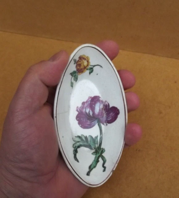 Ancienne Dinette Poupée 19eme Siècle Faience Française Modèle Au Coq 3