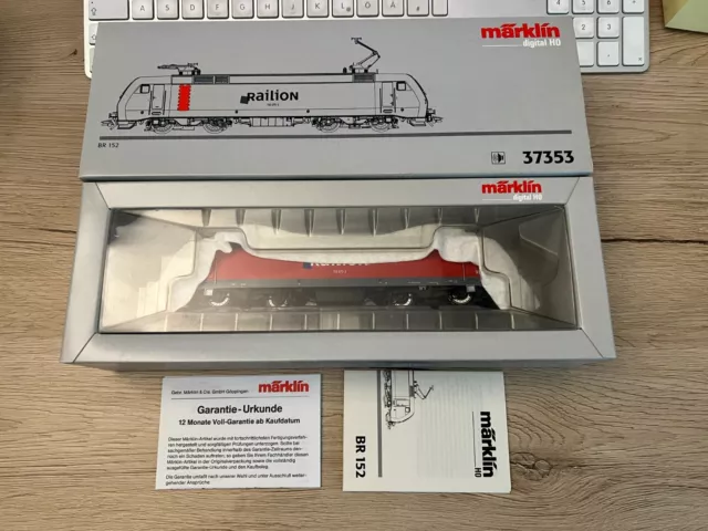 Märklin H0 37353 Locomotive Électrique BR152 De DB Railion Numérique Dans Boîte