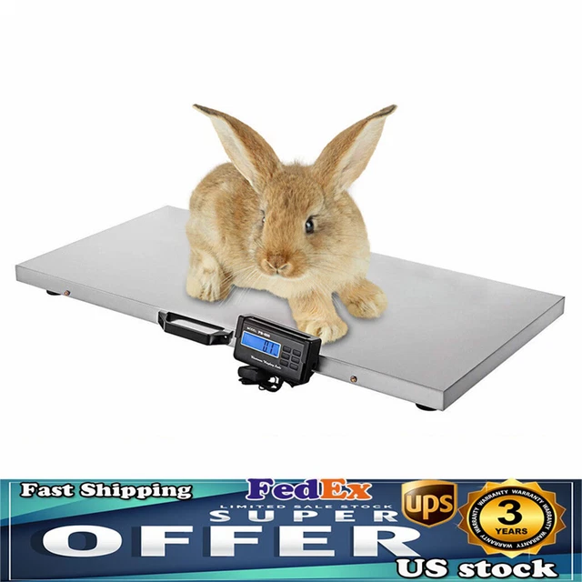 1100LBS Digital Livestock Vet Scale Hog Pet Dog Sheep Goat Scale Heavy Duty ✔ US