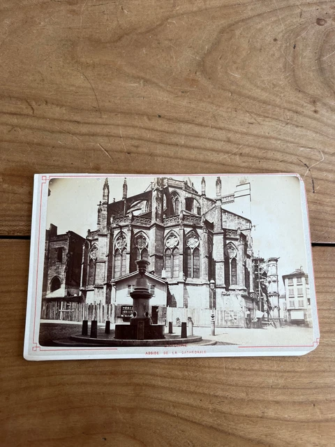 Ancienne Photo Cabinet Format N250 – Homme élégant à Drouin, Vintage Et Authentique