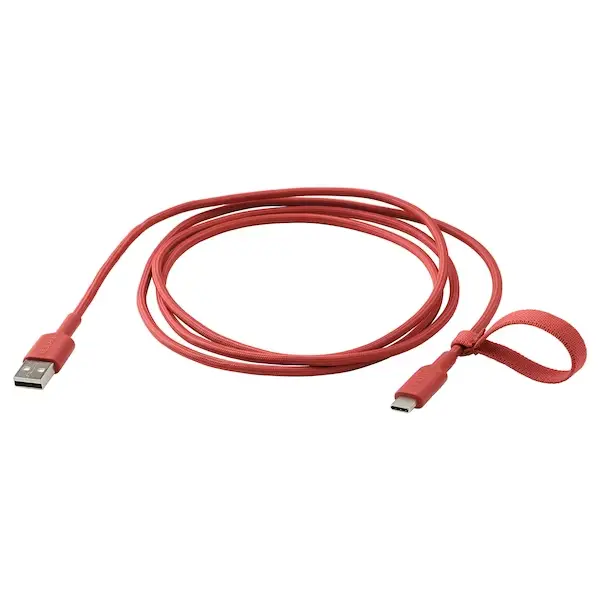 LILLHULT USB-A to USB-C, dark gray, 1.5 m (4'11) - IKEA CA