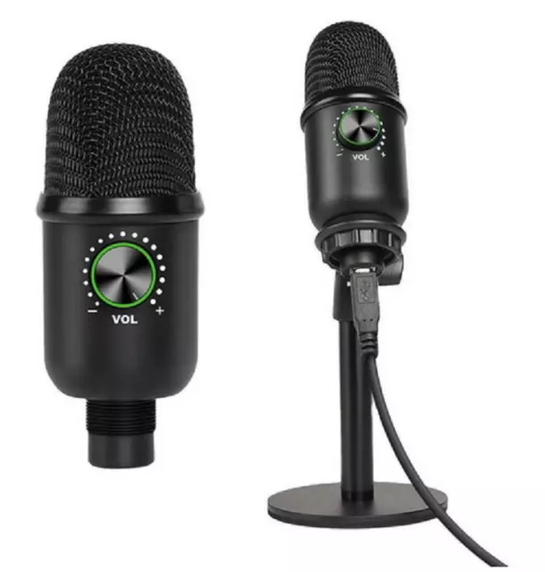 Nor-tec Microphone Trépied Micro Podcast Gaming HAUTE QUALITÉ Plug & Play STREAM