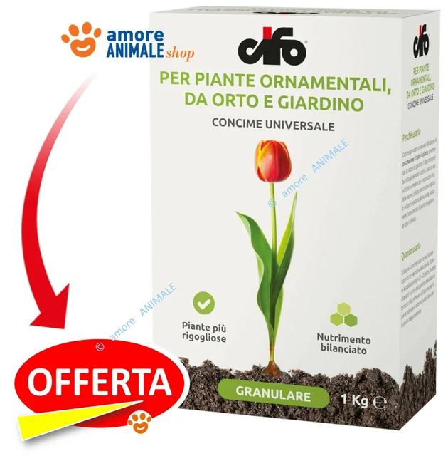 Concime Per Siepe CIFO CONCIME PER SIEPI E PIANTE VERDI 600 Gr - Granverde PS - (da D. C Concime Gelsomino Rampicante - 9