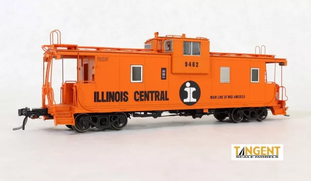 TANGENT HO IC Original Orange 1970 IC Centralia Steel Wide-vision Caboose