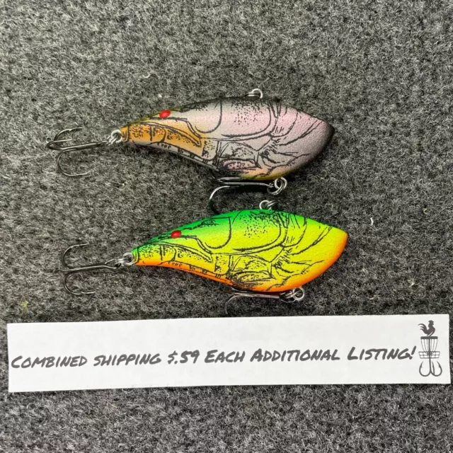 XCALIBUR XR50 REAL Craw Series Lipless Crankbaits Lot of 2 Lures