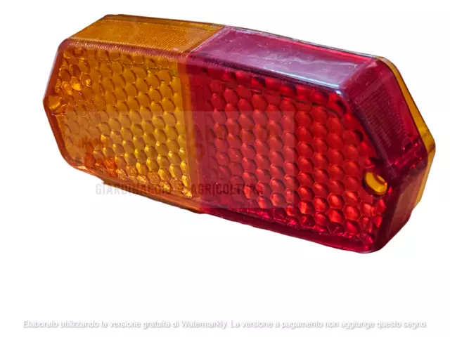 Plastique Gemme Dx De Rechange Pour Phare Postérieur Tracteur Fiat 540 500 Verre