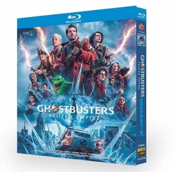 GHOSTBUSTERS FROZEN EMPIRE (2024) New Boxed Bluray HD Movie 1 Disc