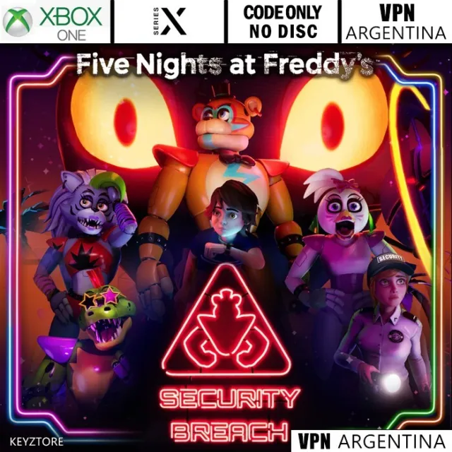 Five Nights at Freddy: Security Breach Xbox One, X, S KEY ARG ☑VPN WW ☑ No  Disc