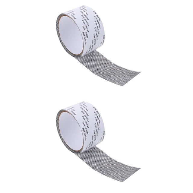 2 rollos pegatinas de reparación de pantalla PVC ventana Black