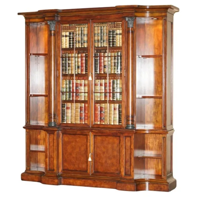Fine Rrp £20,000 Theodore Alexander Faux Book Laurel Burl Open Library Bookcase