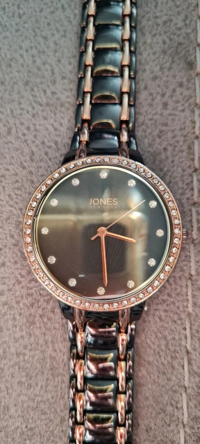 WOMENS BLACK AND Gold Jones New York Signature Watch JNYS 12755 9.99 PicClick UK