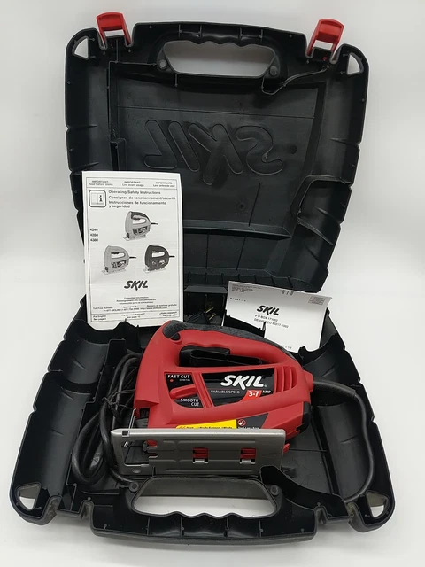 Skil Saw Model 4380 Orbital Jig Saw & Carrying Case