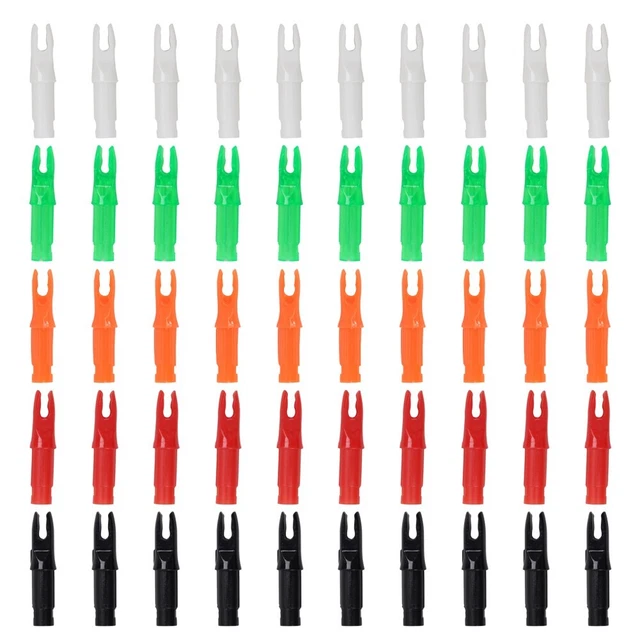 Lot De 30 Cames NIKA ARCHERY Flèches Tir à L'Arc - ID6,2mm - Inserts Plastique Pour Chasse Et Cible Accessoire Archerie Flèche De Tir Archerie