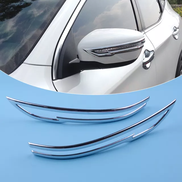 Side View Mirror Cover Trim Strip pour Nissan Qashqai Rogue Sport J11 2014-2018