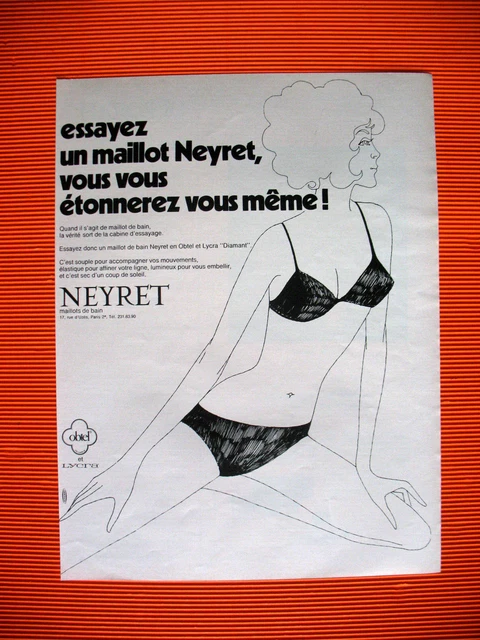 Neyre Press Advertisement Swimsuit You Will Amaze Yourself Ad 1970