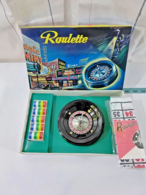 Vintage  American Roulette Las Vegas Style Game New Condition Japan