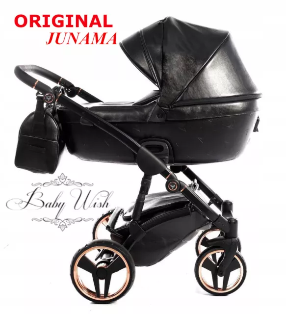 JUNAMA TERMO V2 BABY STROLLER 2in1 EXCLUSIVE NEW PRAM CARRYCOT + PUSHCHAIR